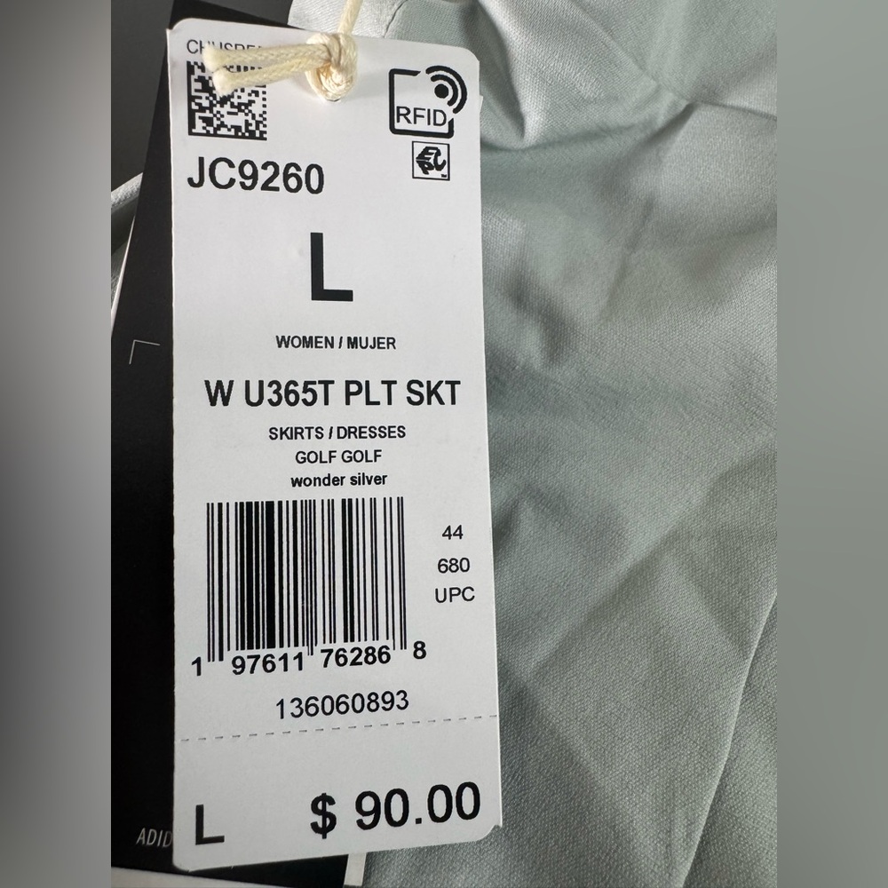 Adidas Womens Ultimate365 Tour Twistknit Pleated Skort - Picture 6 of 7
